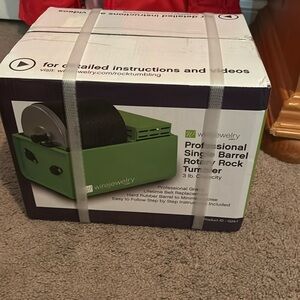 Professional single barrel rotary rock tumbler